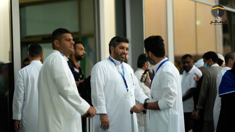 وصول حجّاج الحملة إلى مقر الإقامة